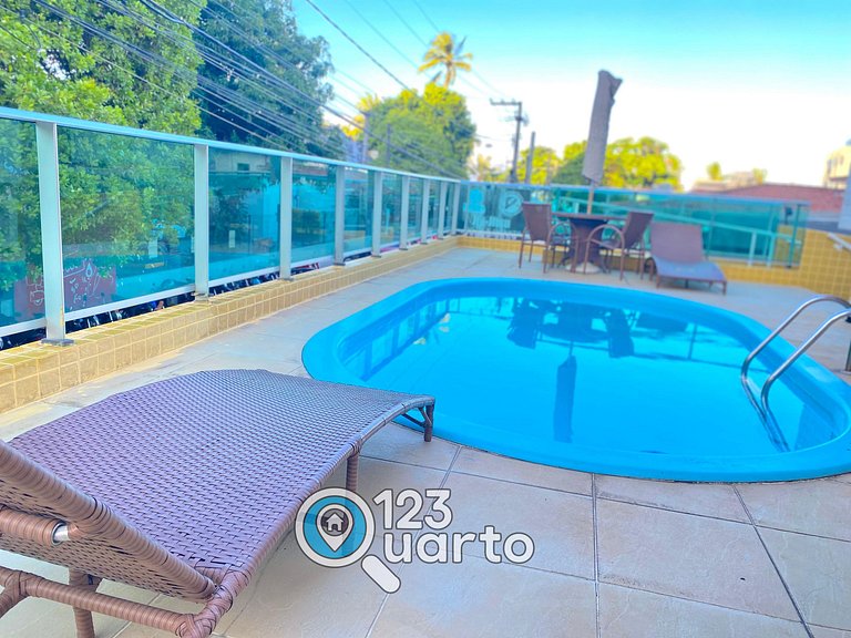 Apartamento ao Lado do Bar do Cuscuz #MF408