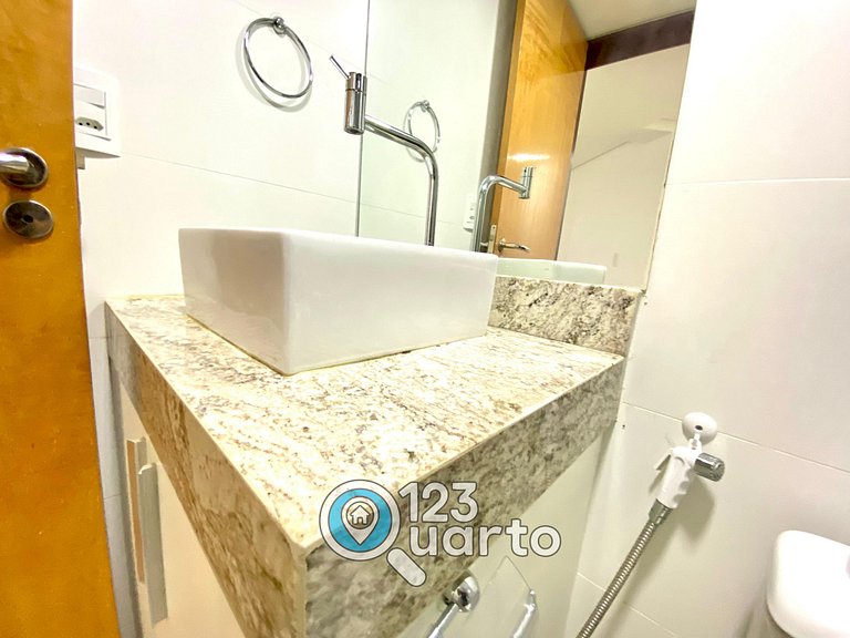 Gold Flat Cabo Branco | Vista Piscina #GFCB123