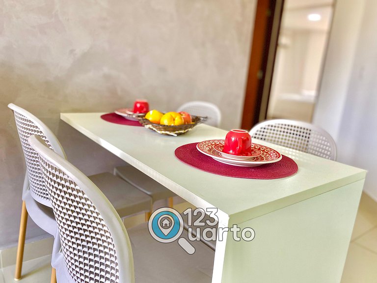 Gold Flat Cabo Branco | Apto 2 Quartos #GFCB327