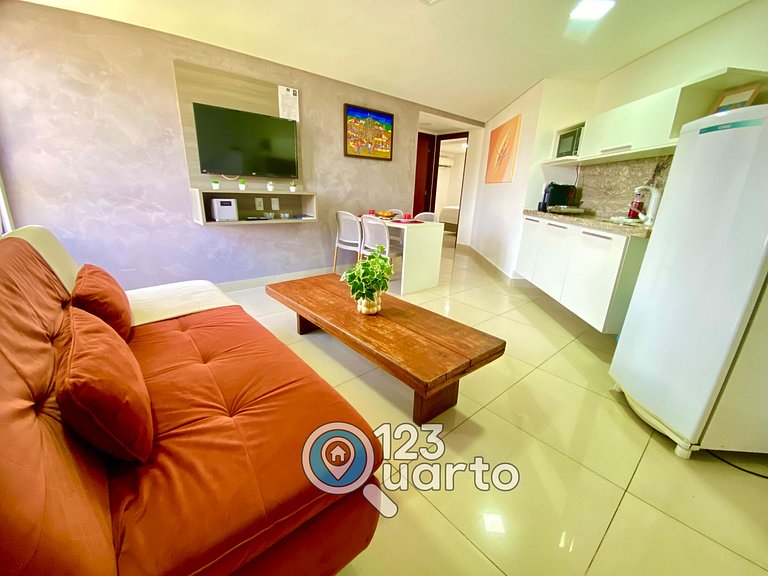 Gold Flat Cabo Branco | Apto 2 Quartos #GFCB327