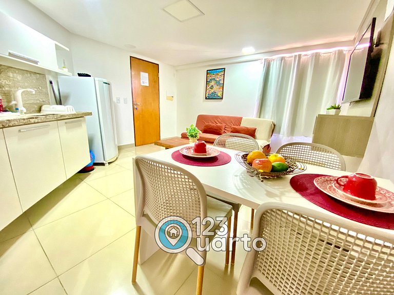 Gold Flat Cabo Branco | Apto 2 Quartos #GFCB327