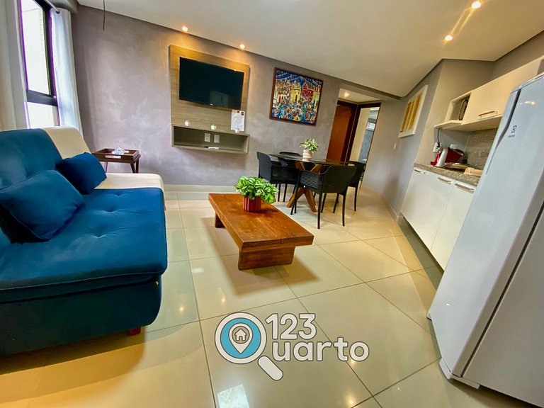 Gold Flat Cabo Branco | Apto 2 Quartos #GFCB127
