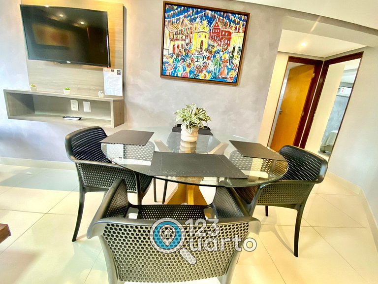 Gold Flat Cabo Branco | Apto 2 Quartos #GFCB127