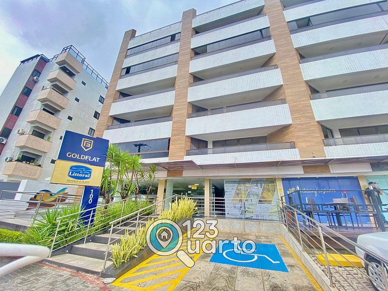 Gold Flat Cabo Branco | Apto 2 Quartos #GFCB127