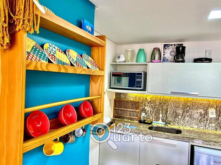 Apartamento Luxo - Gold Flat by 123Quarto #GFCB419