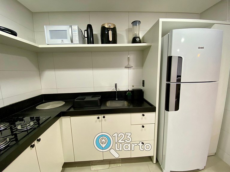 Mahalo Flat Cabo Branco | Conforto - 123Quarto