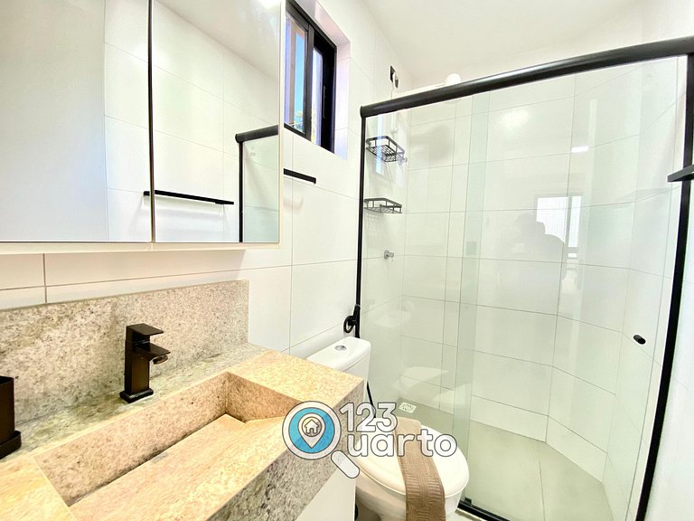 Mahalo Flat Cabo Branco | Conforto - 123Quarto