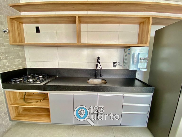 Mahalo Flat Cabo Branco | Conforto - 123Quarto