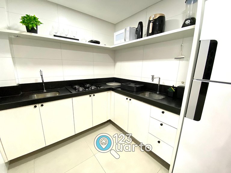 Mahalo Flat Cabo Branco | Conforto - 123Quarto