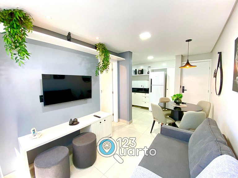 Mahalo Flat Cabo Branco | Conforto - 123Quarto