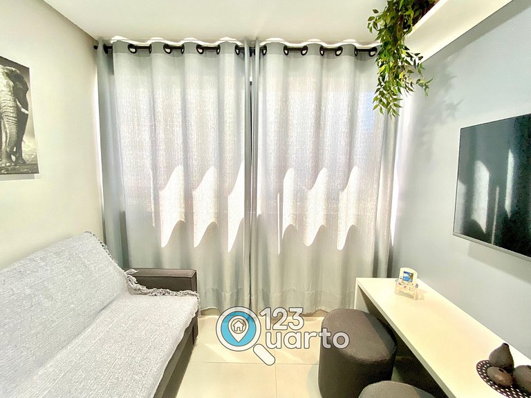 Mahalo Flat Cabo Branco | Conforto - 123Quarto