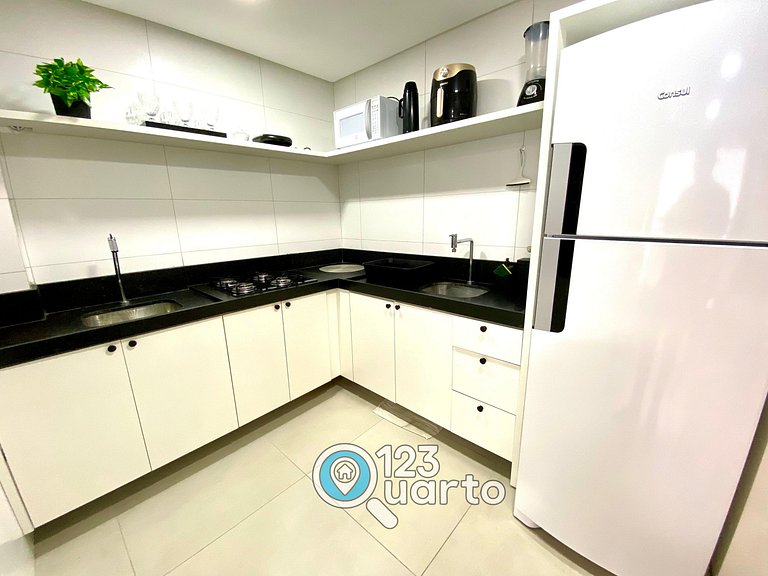 Mahalo Flat Cabo Branco | Conforto - 123Quarto