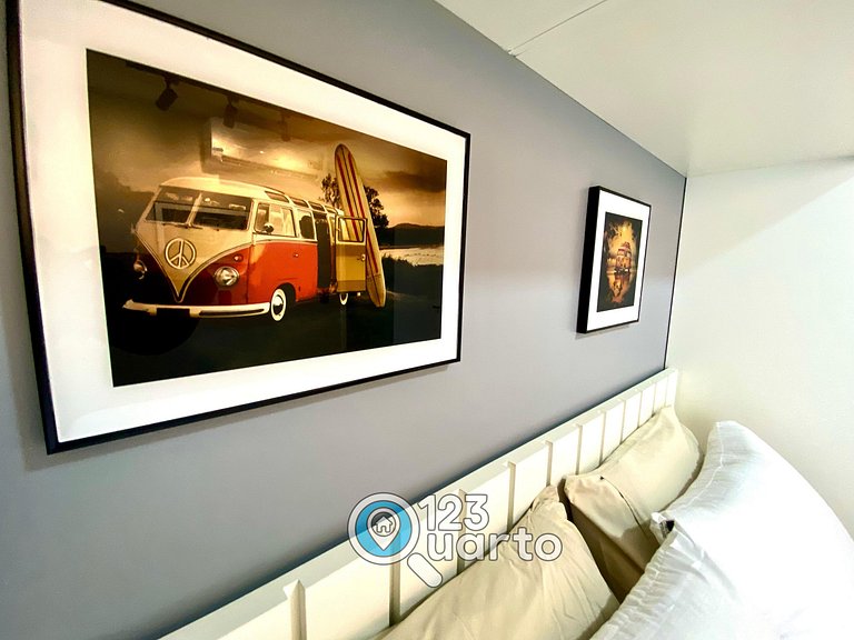 Mahalo Flat Cabo Branco | Conforto - 123Quarto