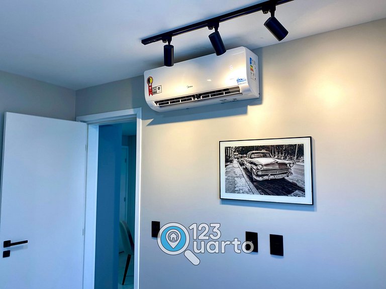 Mahalo Flat Cabo Branco | Conforto - 123Quarto