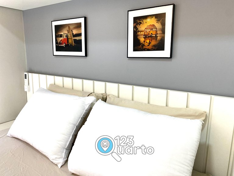 Mahalo Flat Cabo Branco | Conforto - 123Quarto
