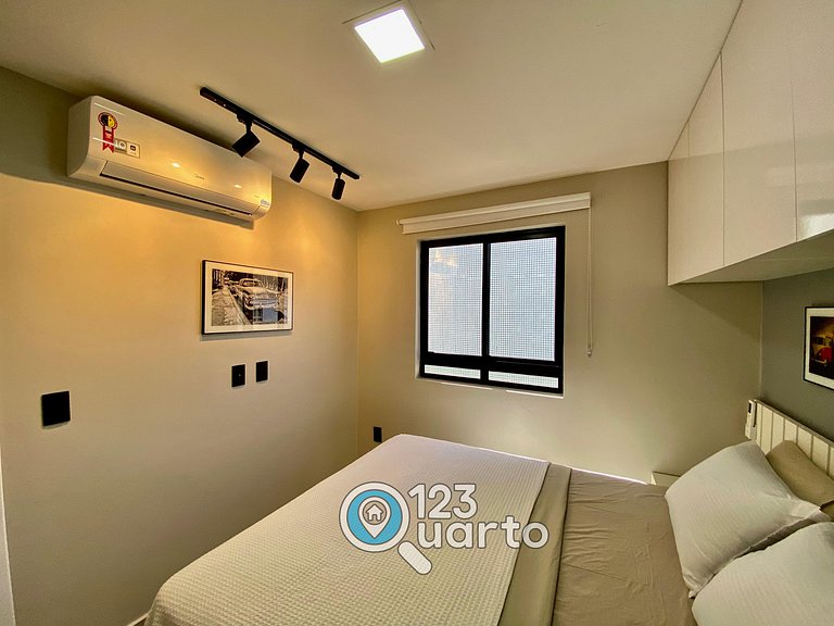 Mahalo Flat Cabo Branco | Conforto - 123Quarto