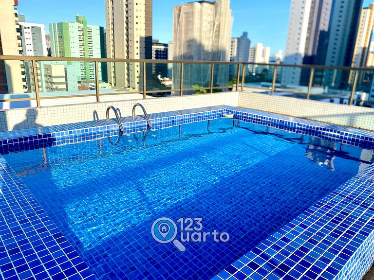 Flat em Tambaú com Wi-Fi e Netflix – Conforto