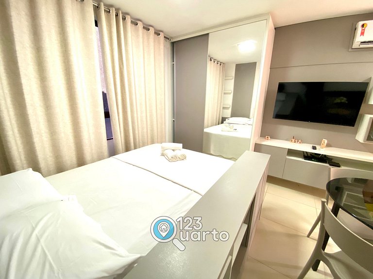 Flat em Tambaú com Wi-Fi e Netflix – Conforto