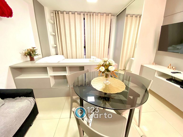 Flat em Tambaú com Wi-Fi e Netflix – Conforto