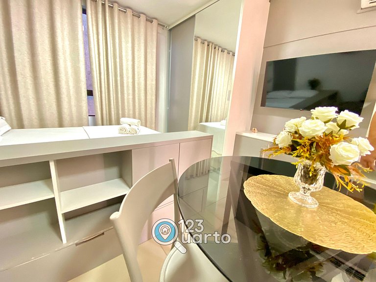 Flat em Tambaú com Wi-Fi e Netflix – Conforto
