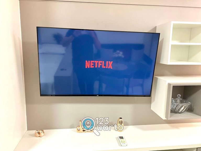 Flat em Tambaú com Wi-Fi e Netflix – Conforto