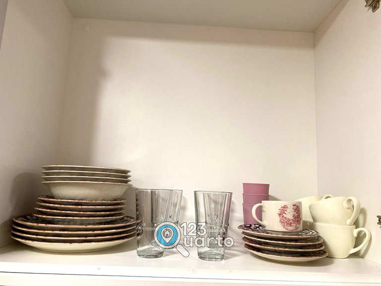 Flat em Tambaú com Wi-Fi e Netflix Conforto #AR501