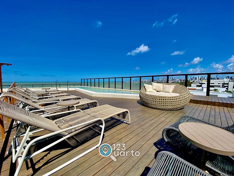 Apartamento By 123Quarto | Beira Mar, Pé na Areia XR207