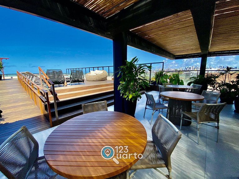 Apartamento By 123Quarto | Beira Mar, Pé na Areia XR207
