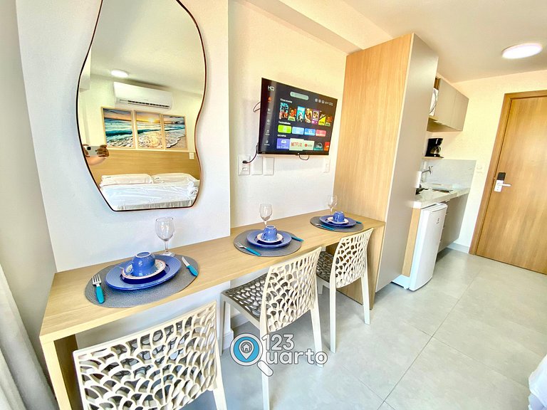 Apartamento By 123Quarto | Beira Mar, Pé na Areia XR207