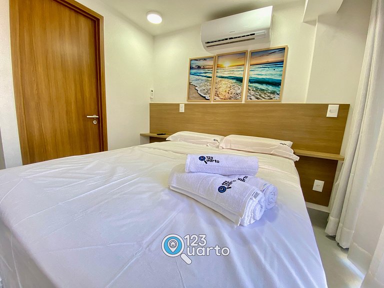 Apartamento By 123Quarto | Beira Mar, Pé na Areia XR207