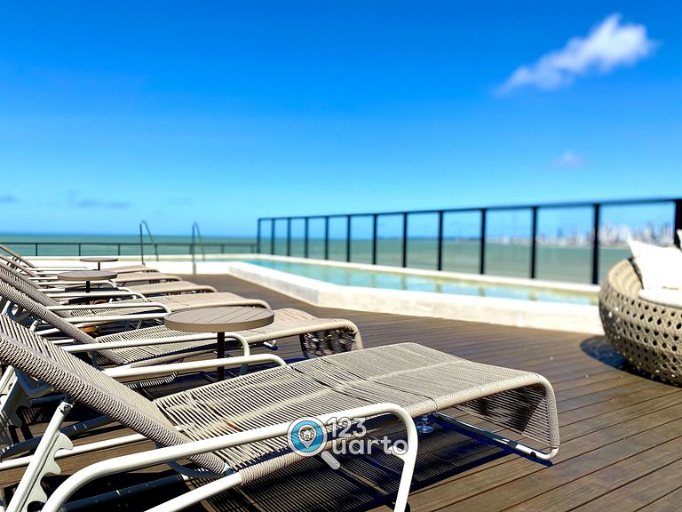 Apartamento By 123Quarto | Beira Mar, Pé na Areia XR207