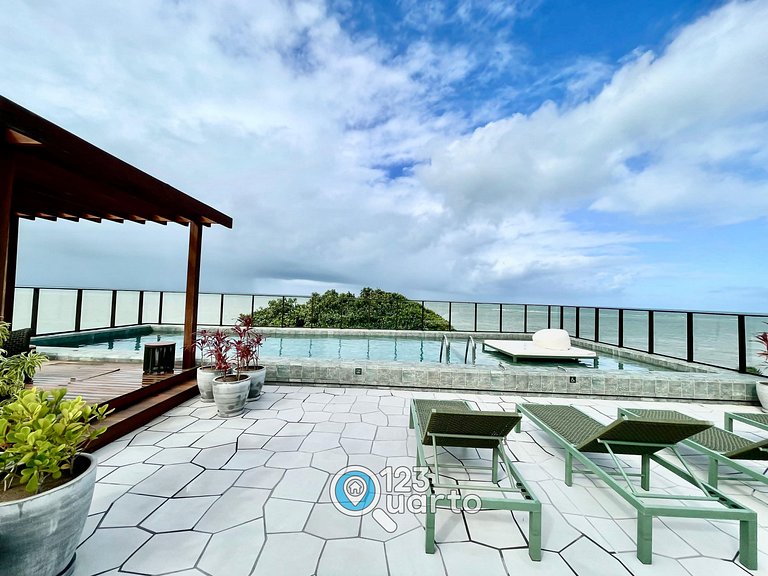 Flat Beira-Mar no Bessa | 123Quarto #GS115