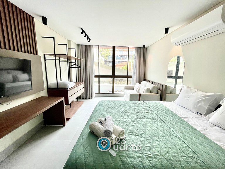 Flat Beira-Mar no Bessa | 123Quarto #GS115