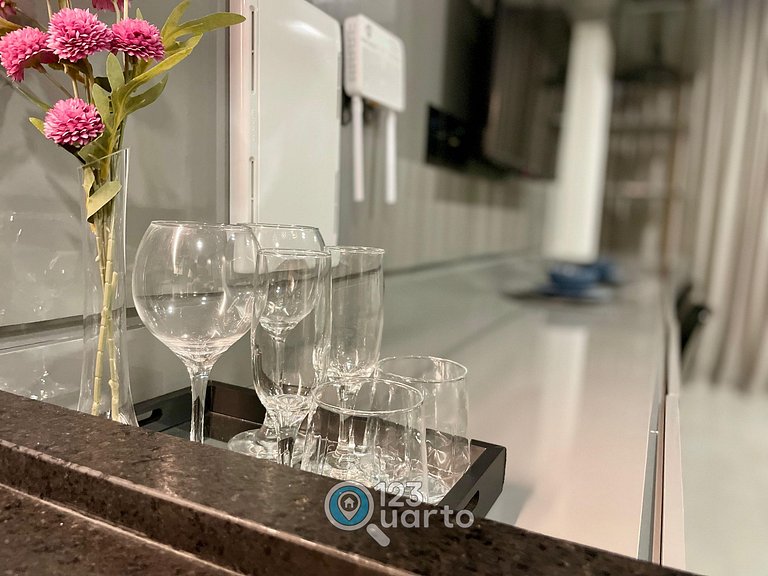 Flat Beira-Mar no Bessa | 123Quarto #GS115