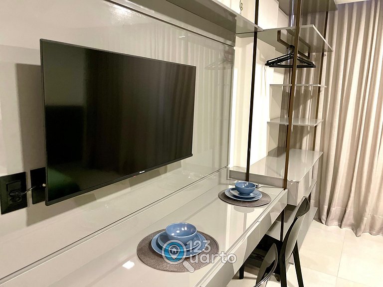 Flat Beira-Mar no Bessa | 123Quarto #GS115