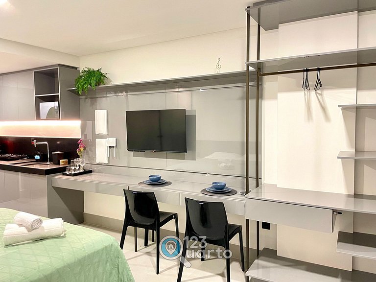 Flat Beira-Mar no Bessa | 123Quarto #GS115