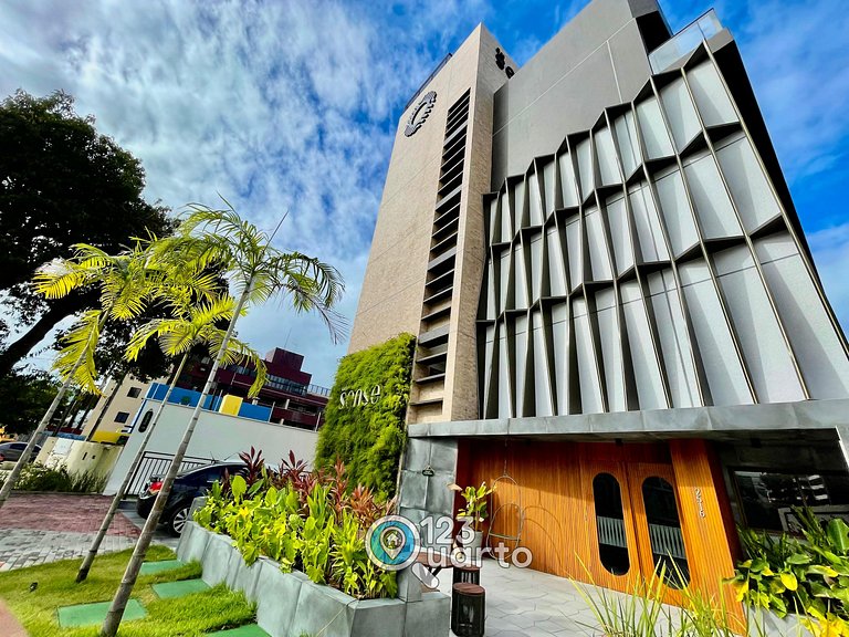 Flat Studio á Beira-Mar | pé na areia #GS219