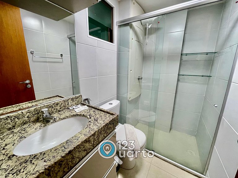Elegance Cabo Branco | 2 Quartos Casal #LPM103B