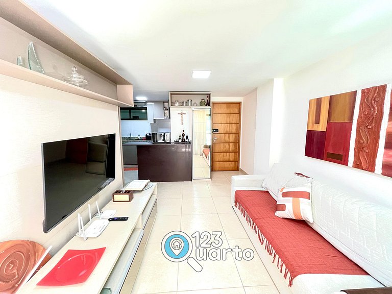 Elegance Cabo Branco | 2 Quartos Casal #LPM103B
