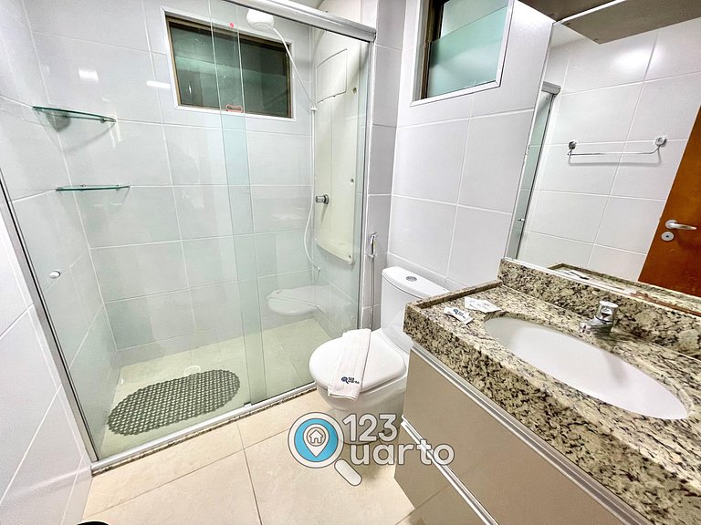 Elegance Cabo Branco | 2 Quartos Casal #LPM103B