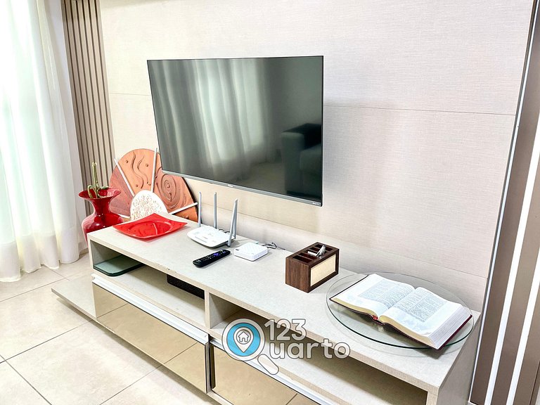 Elegance Cabo Branco | 2 Quartos Casal #LPM103B