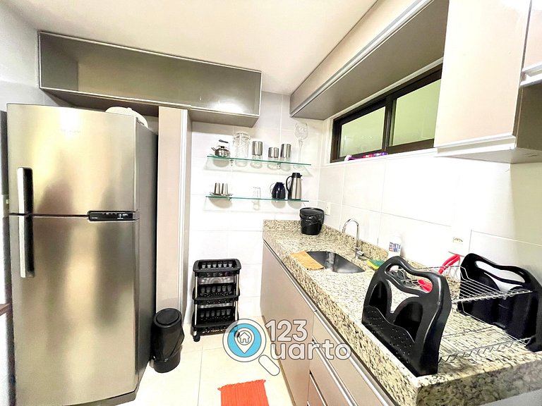 Elegance Cabo Branco | 2 Quartos Casal #LPM103B