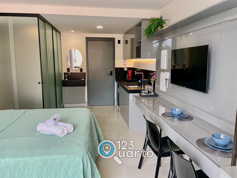 Elegance Cabo Branco | 2 Quartos Casal #LPM103B