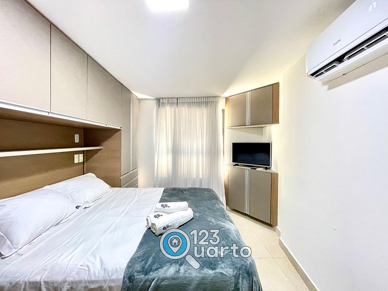 Elegance Cabo Branco | 2 Quartos Casal #LPM103B