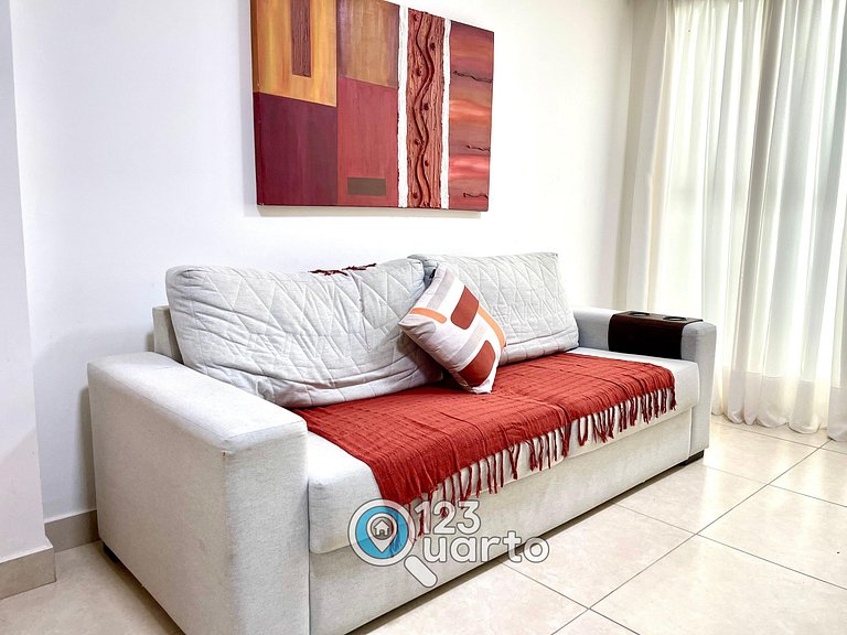 Elegance Cabo Branco | 2 Quartos Casal #LPM103B
