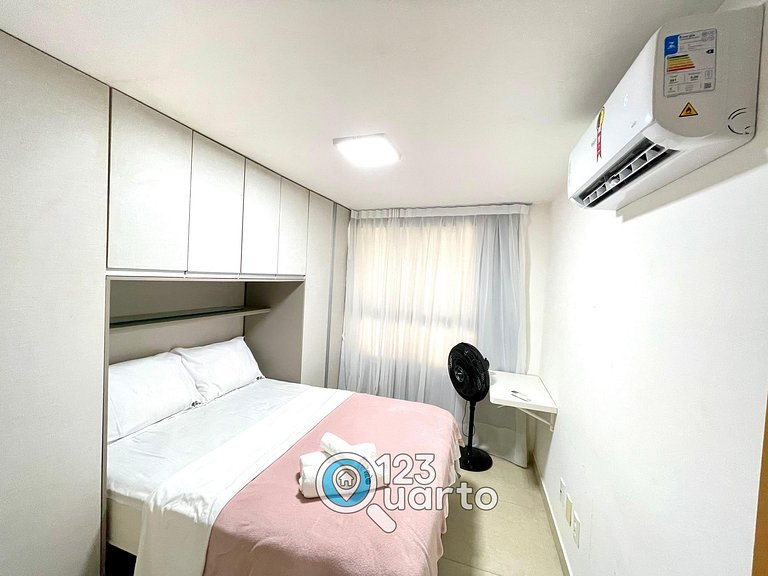 Apartamento 2 Quarto Casal | Varanda #LPM103B