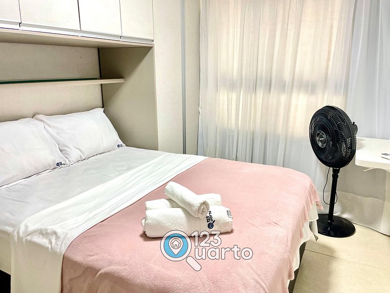 Elegance Cabo Branco | 2 Quartos Casal #LPM103B