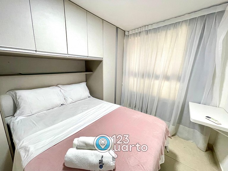 Elegance Cabo Branco | 2 Quartos Casal #LPM103B