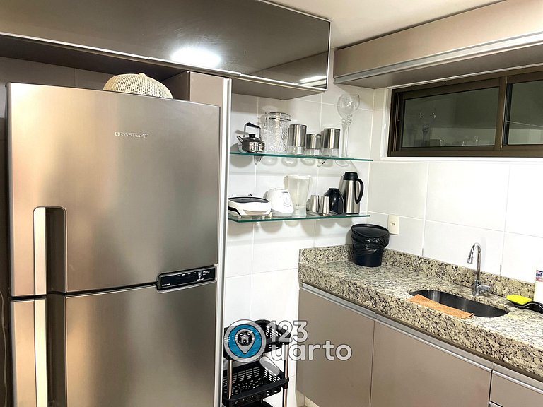 Elegance Cabo Branco | 2 Quartos Casal #LPM103B