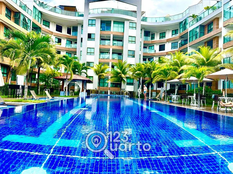 Elegance Cabo Branco | 2 Quartos Casal #LPM103B